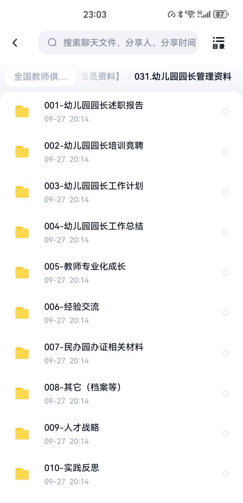 幼儿园园长常用管理资料1900份